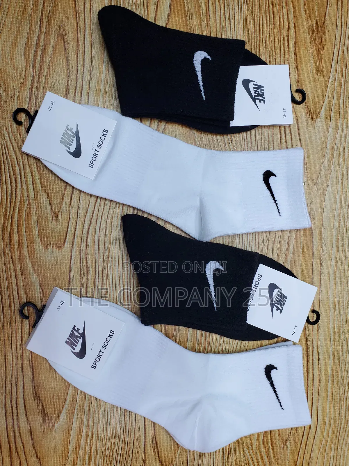 Quality Cotton Nike Plain Unisex Socks