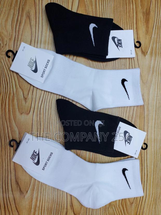 Quality Cotton Nike Plain Unisex Socks - thumbnail 7