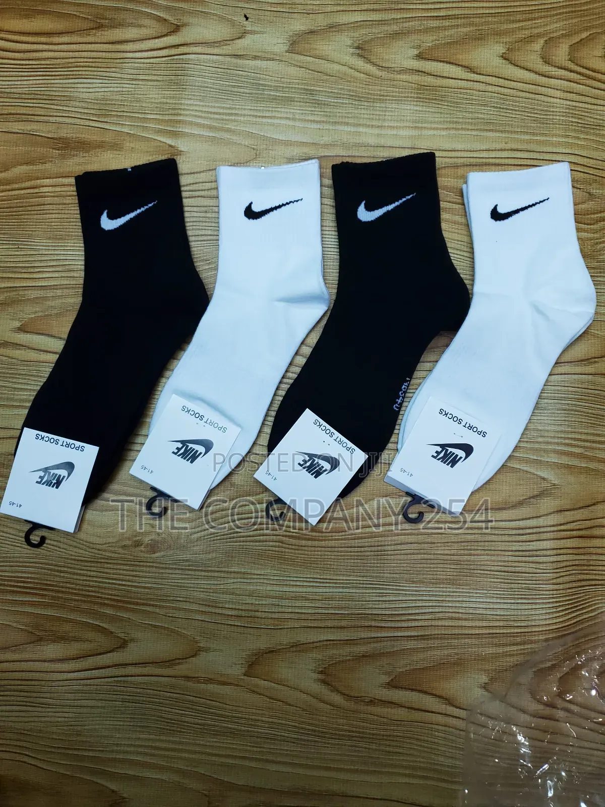 Quality Cotton Nike Plain Unisex Socks