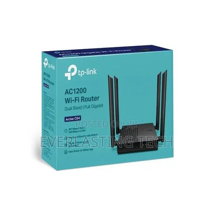 Tp-Link Archer C64 Ac1200 Dual-Band Wi-Fi Wireless Router