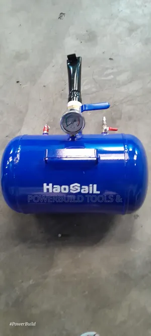 Portable Tyre Booster/Bluster With Pressure Gauge