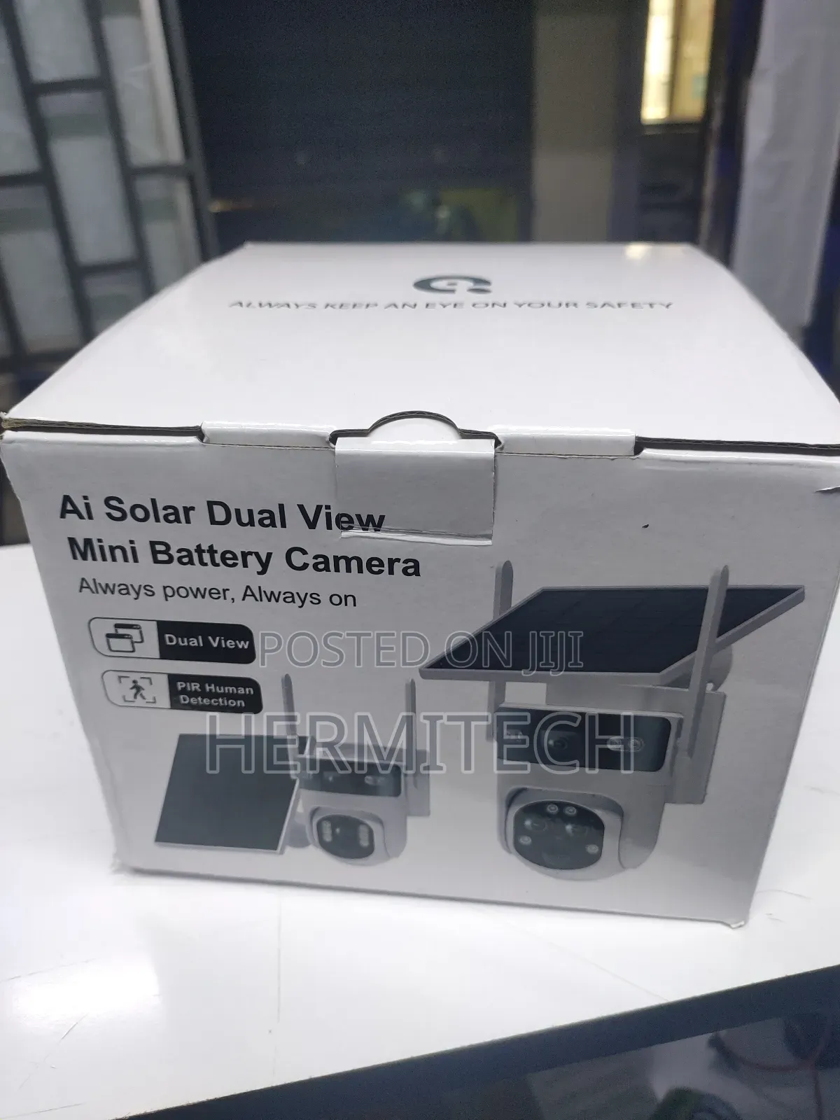 Ubox 4g Solar PTZ CCTV Ai Surveillance Cameras Solar Powered