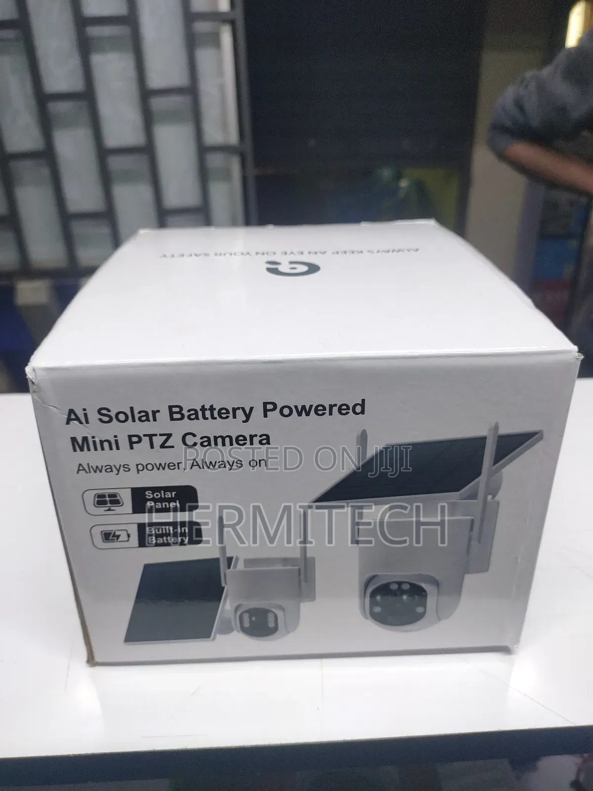 Ubox 4g Solar PTZ CCTV Ai Surveillance Cameras Solar Powered