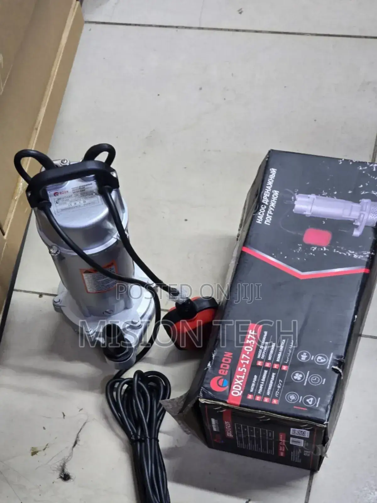 Edon 1hp Submasible Shallow Water Pump 