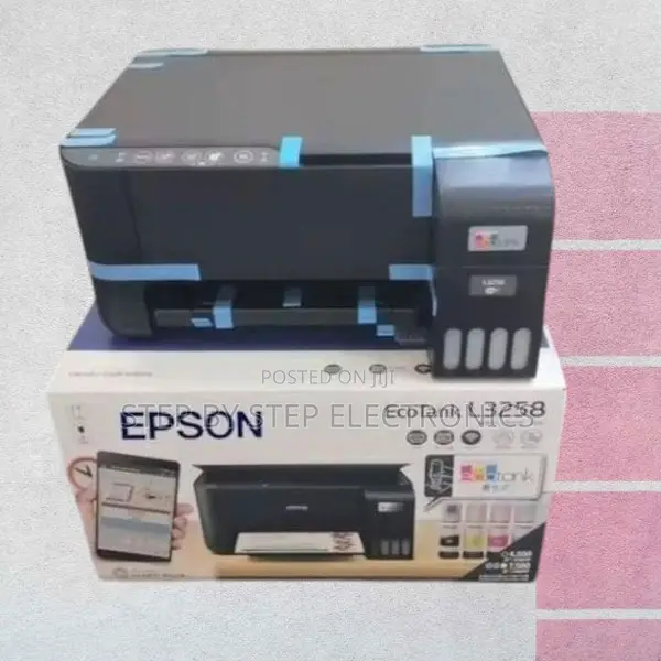 Seamless Setup Epson L3258 Inkjet Wifi All in One Printer