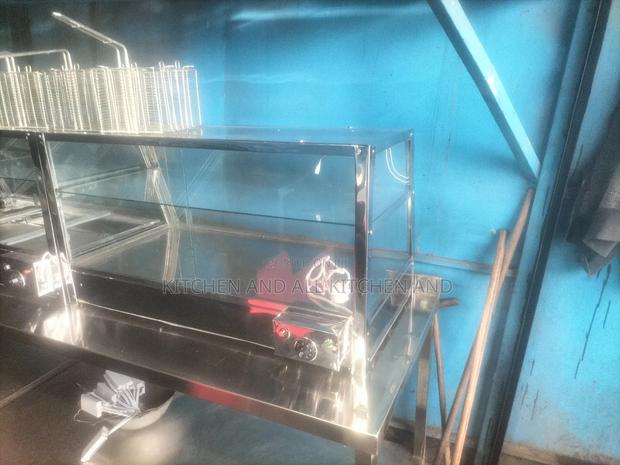 High Quality Stainless Chips Warmer Display