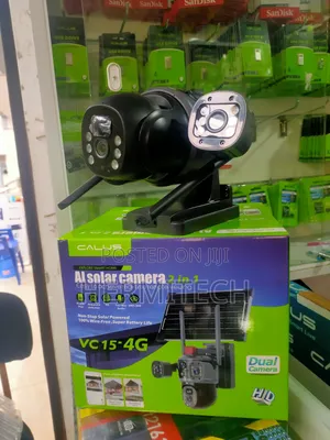 PTZ Ai Humanoid Solar PTZ 2in1 4g Camera With 3 Screens