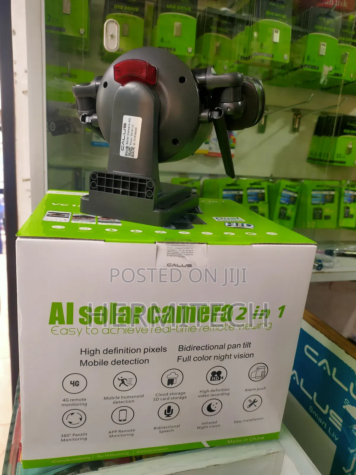 PTZ Ai Humanoid Solar PTZ 2in1 4g Camera With 3 Screens