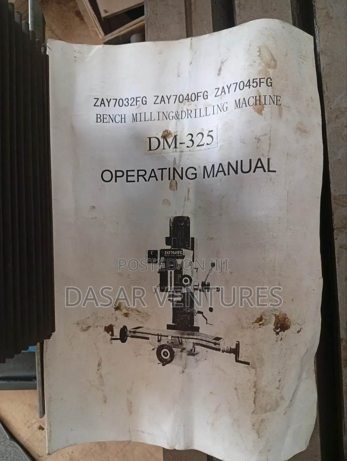 Metal Drilling and Milling Machine Dm-325