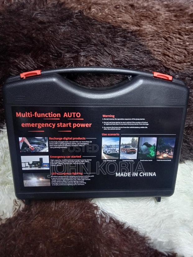 Vehicle Jump Starter Kit With Compressor - thumbnail 2