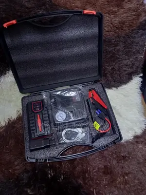 Vehicle Jump Starter Kit With Compressor