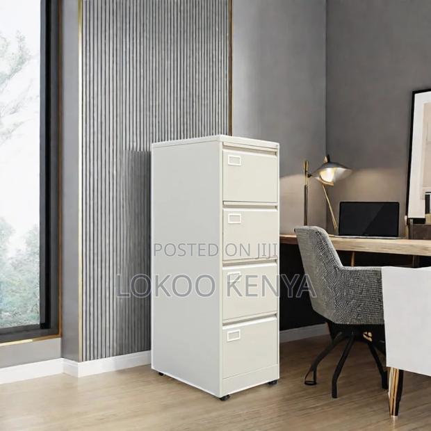 Office Cabinet: 4-Drawer Paper Filing Unit - thumbnail 2