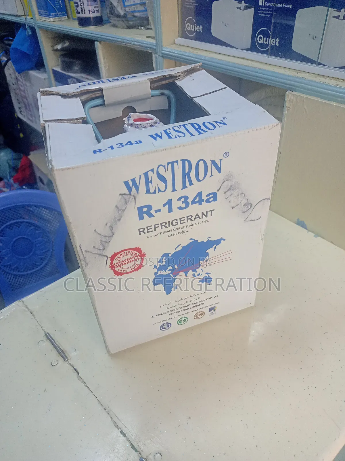 R134 Refrigeration Gas