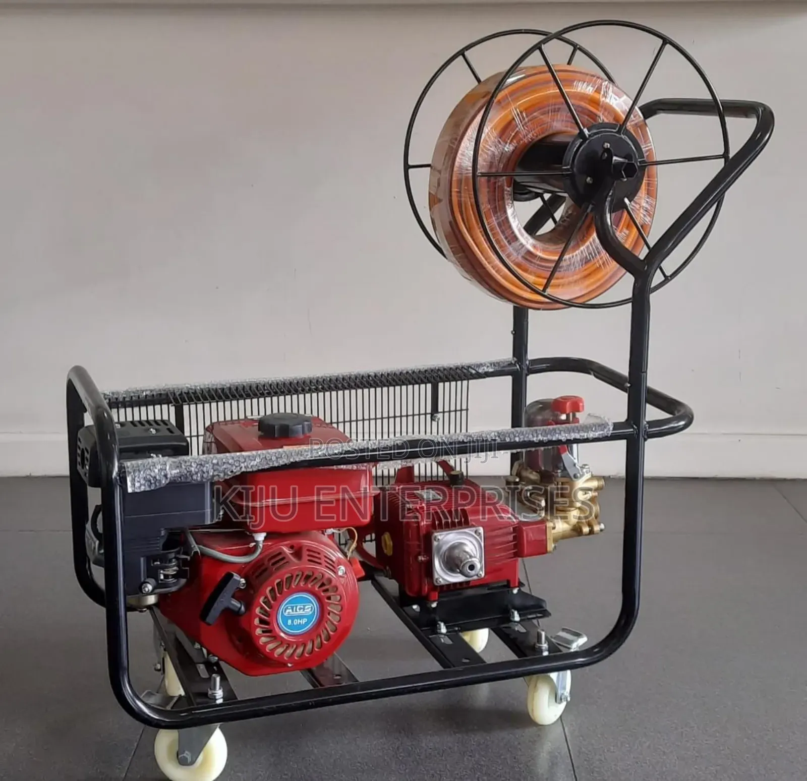 Trolley Sprayer With Hose Reel