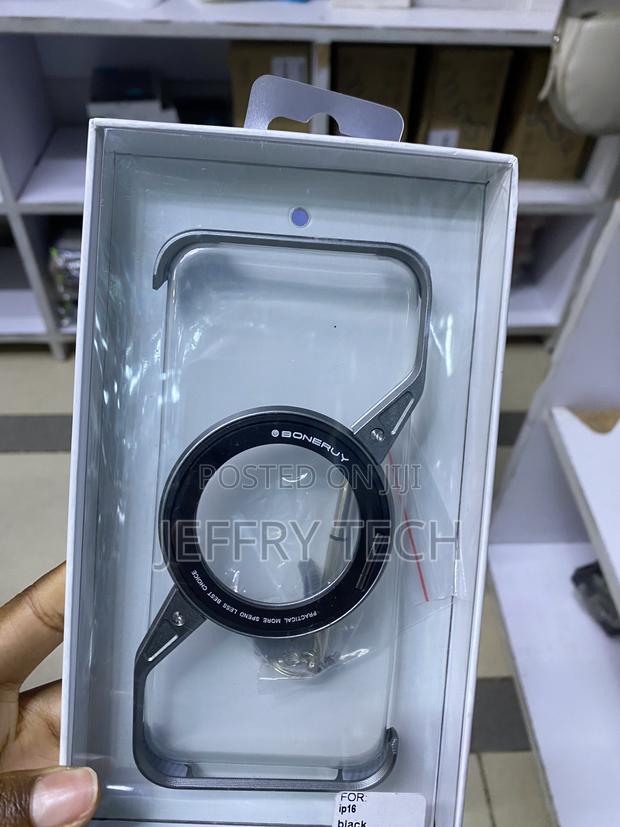 Asonrl Case for iPhone 16 Frameless Case Magsafe Stand - main view