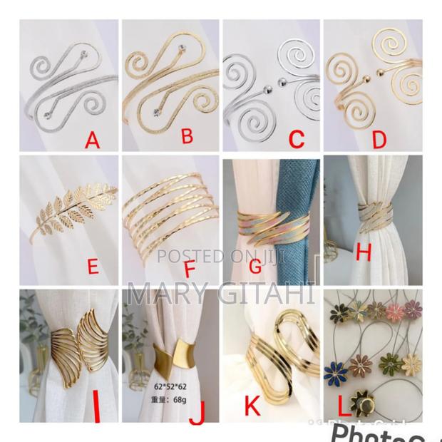 *Metallic Buckle Curtains Holders at KSHS