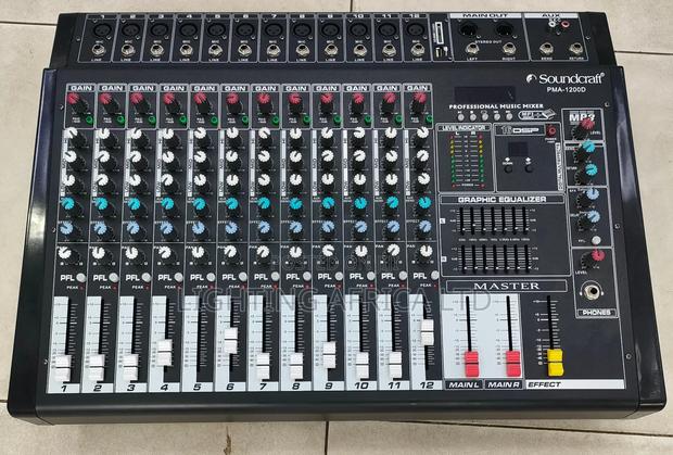 Sound Craft 12 Channels Powered Mixer With Bt/Usb