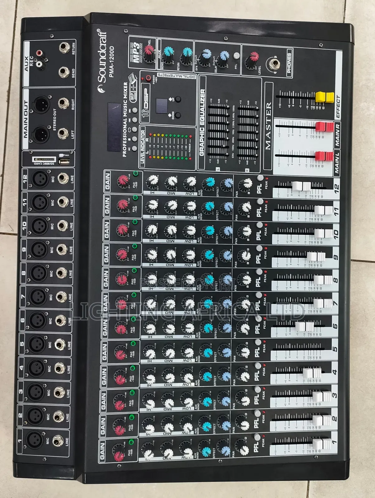 Sound Craft 12 Channels Powered Mixer With Bt/Usb