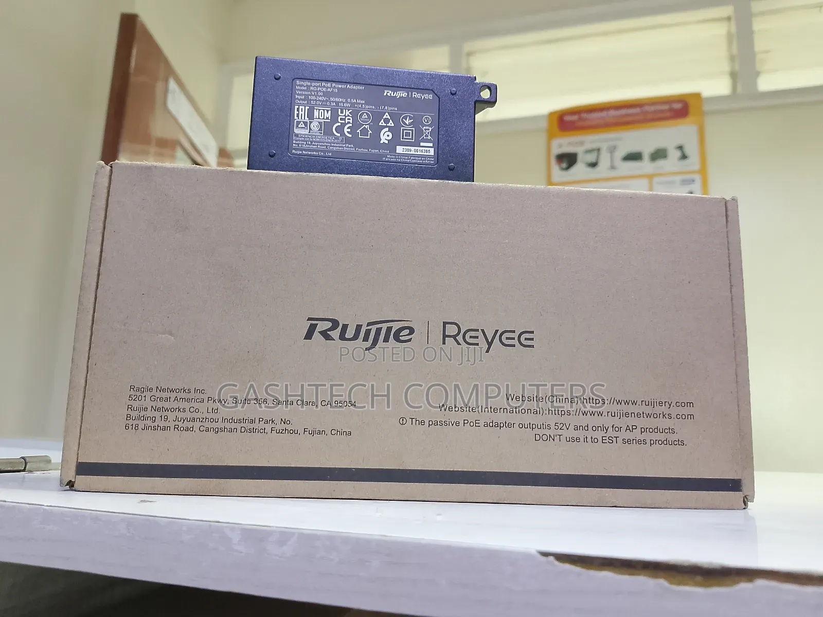 High Quality Ruijie 52v Poe Adapter