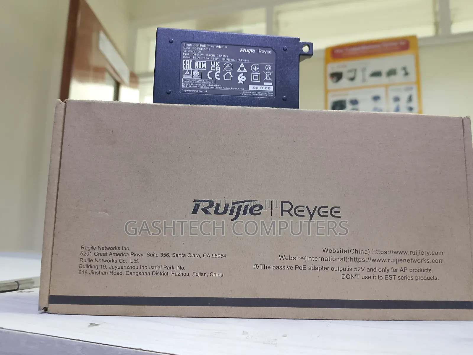 High Quality Ruijie 52v Poe Adapter