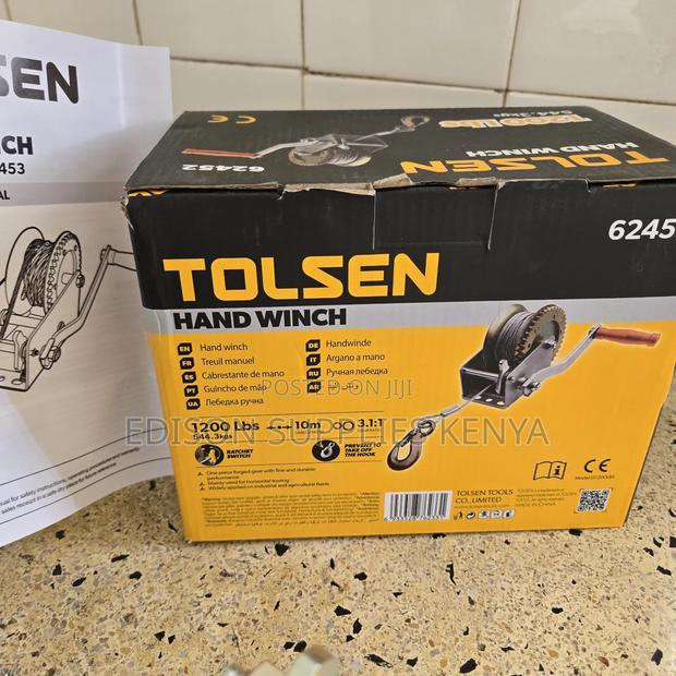 Hand Winch Ratchet Cable Puller With Hook 800/1200/2000lbs - thumbnail 8