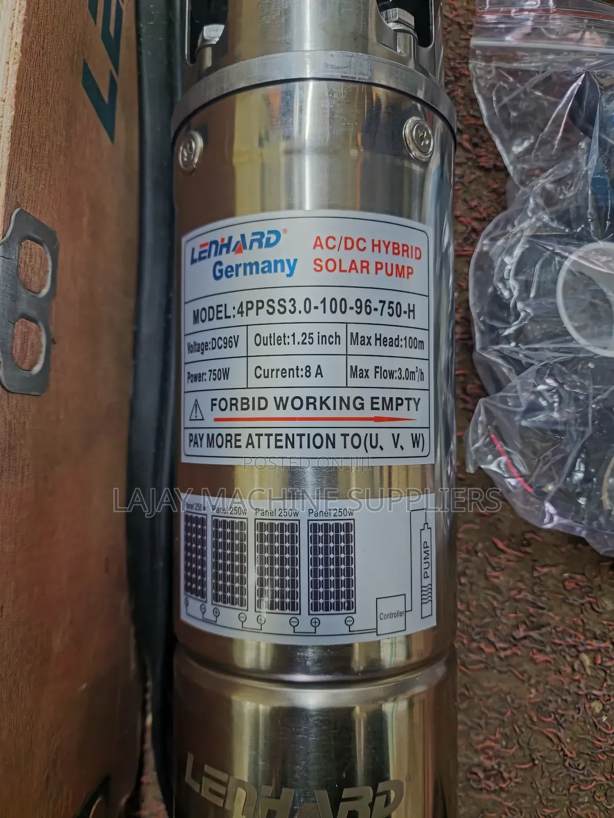 Lernhard Germany Solar Submersible Water Pump 100m 96v