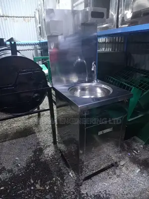 Knee Operated Stainless Steel Sink