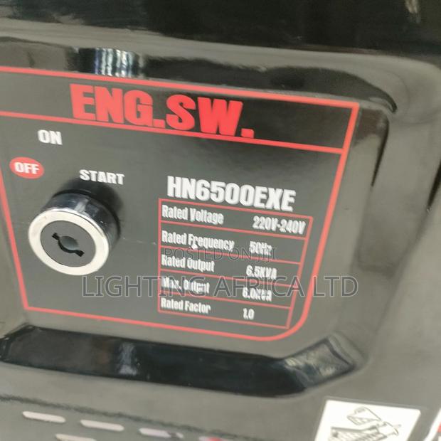 Honda 6.0 Kva Petrol Engine Generator Keystart - thumbnail 3