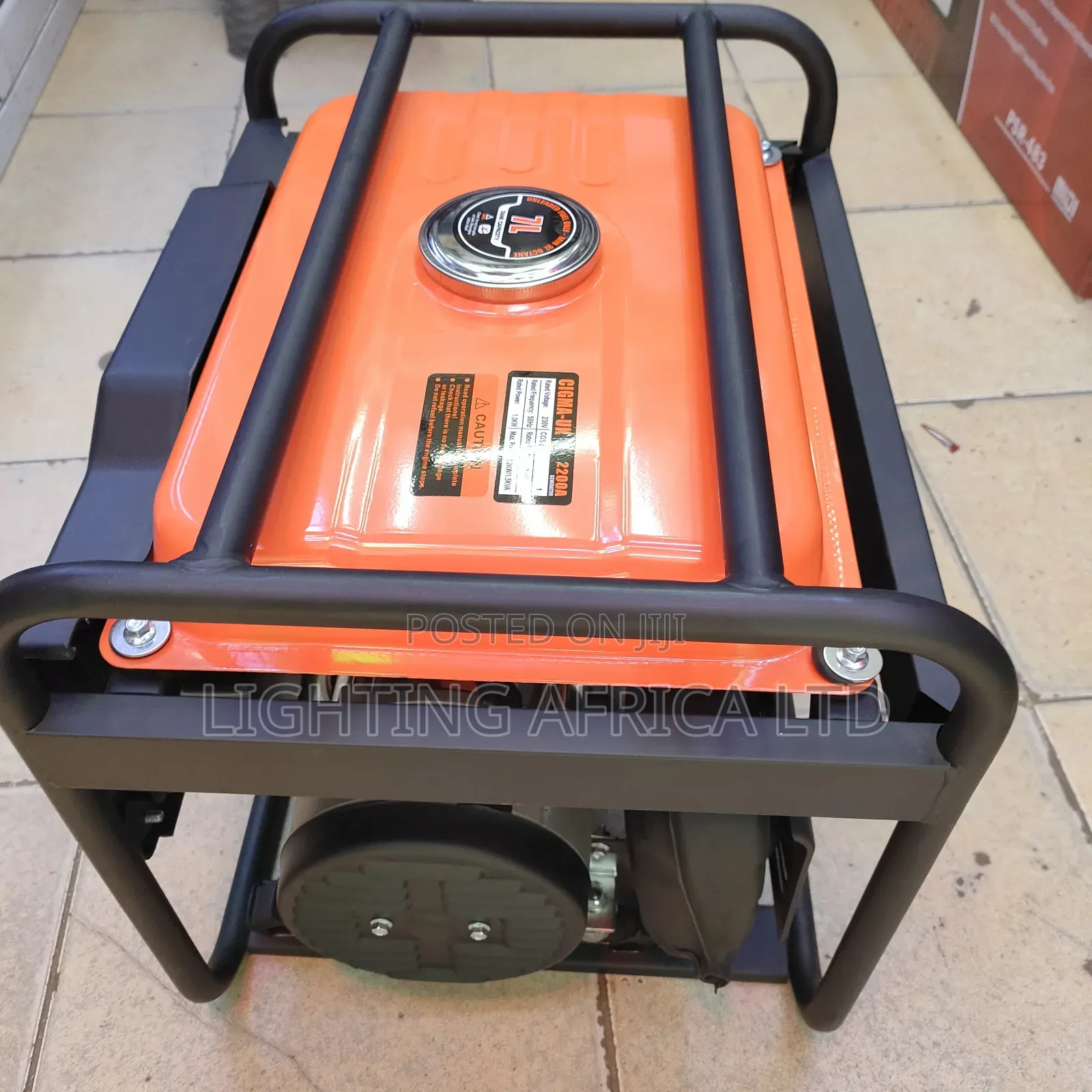 New Silent Cigma 2.5kva Petrol Engine 4 Stroke Generator 10 Litres