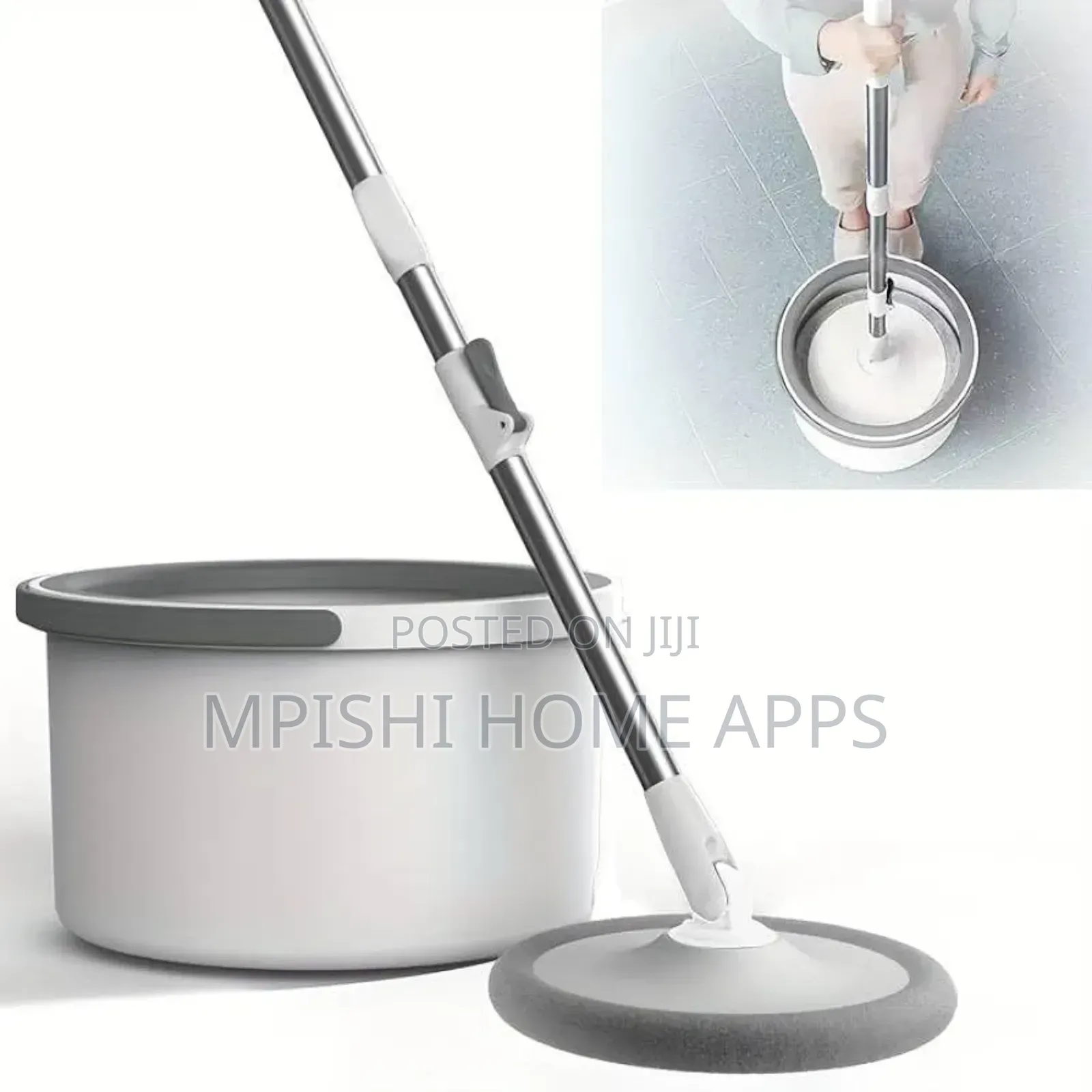 Spin Mop and Bucket