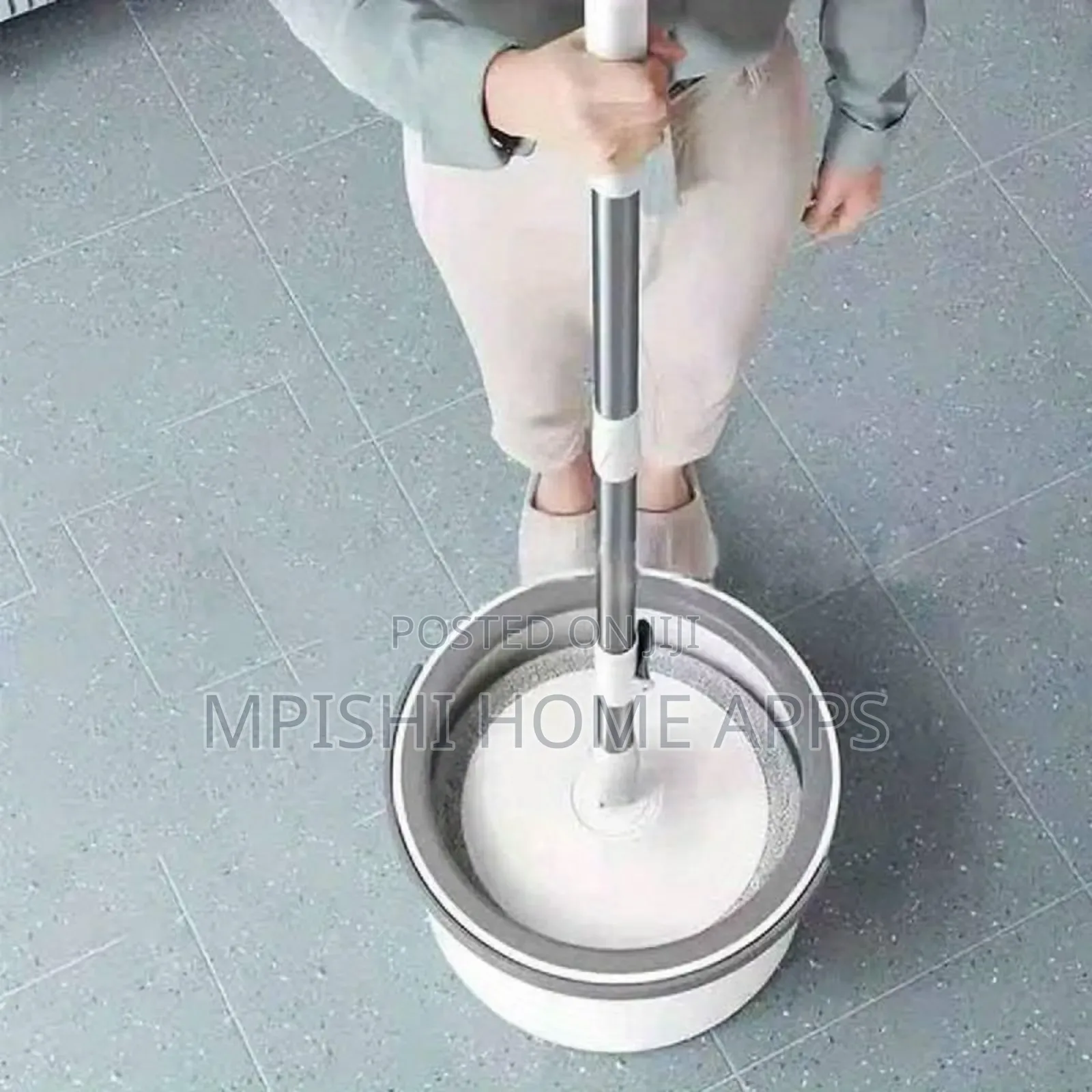 Spin Mop and Bucket