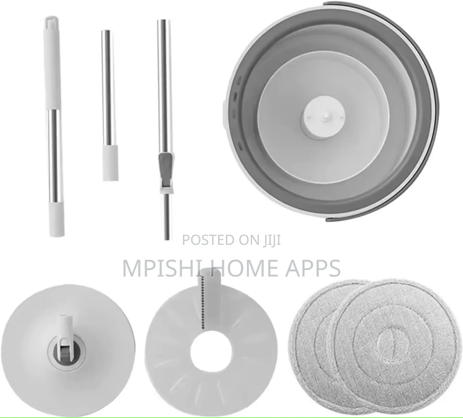 Spin Mop and Bucket