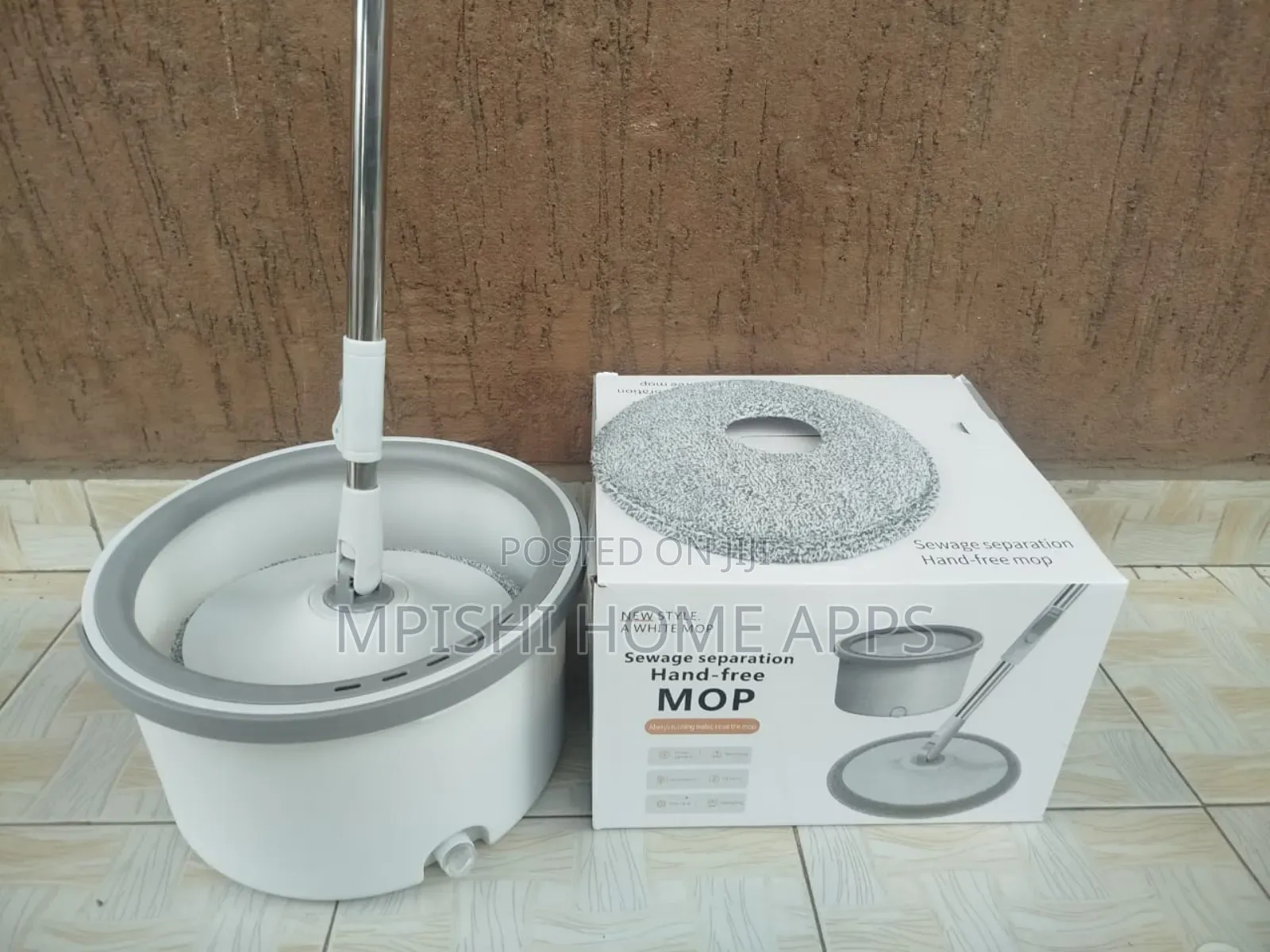 Spin Mop and Bucket