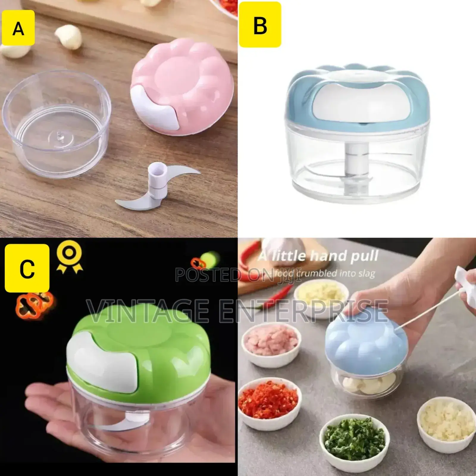Garlic Pull Grinder /Kitchen Chopper