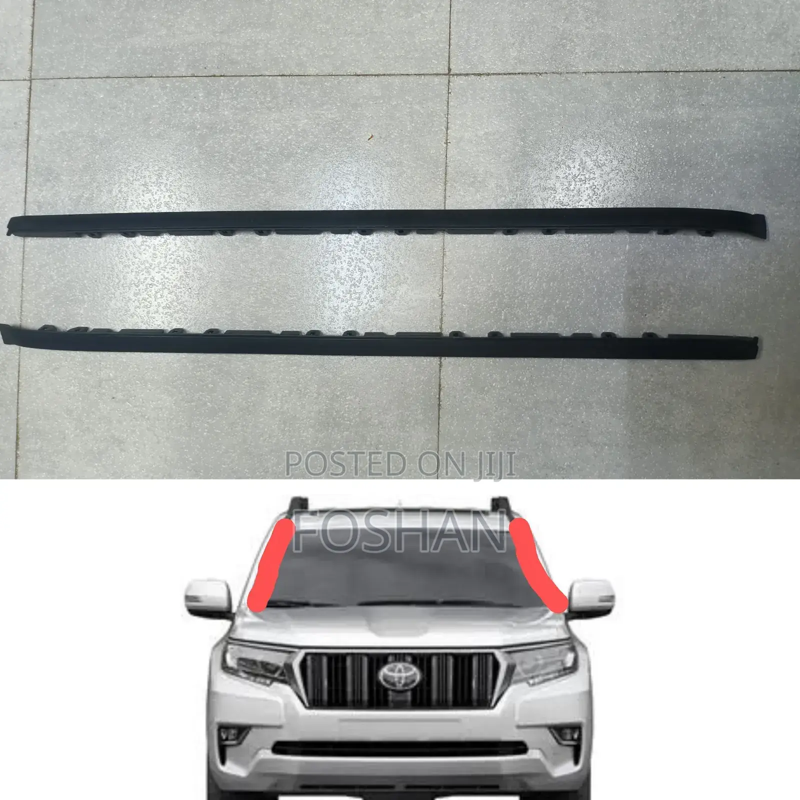 Prado 150 Windscreen Moulding