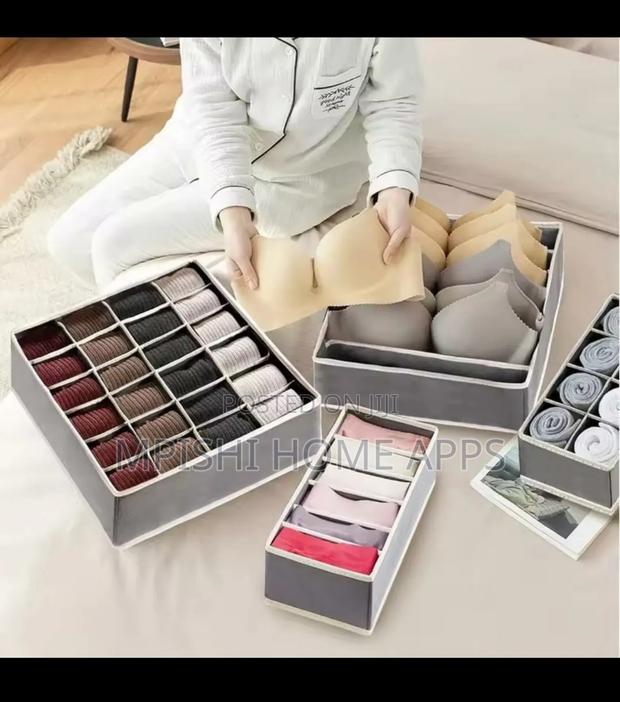 4pcs Collapsible Drawer Organizer - thumbnail 4