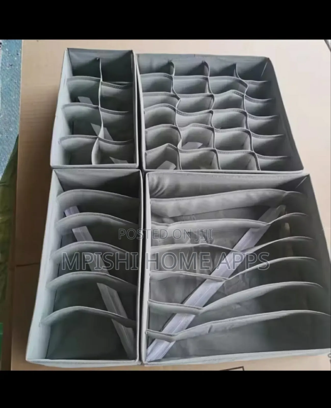 4pcs Collapsible Drawer Organizer