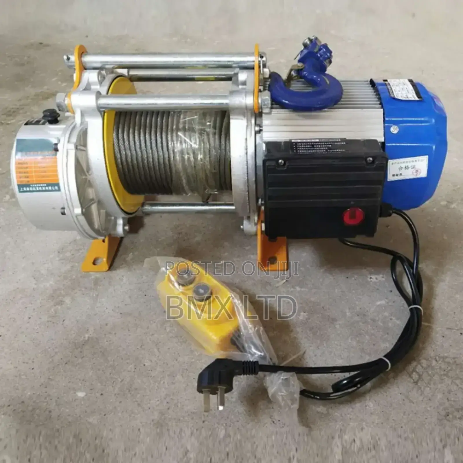Aluminum Shell Electric Winch Hoist 1.5ton