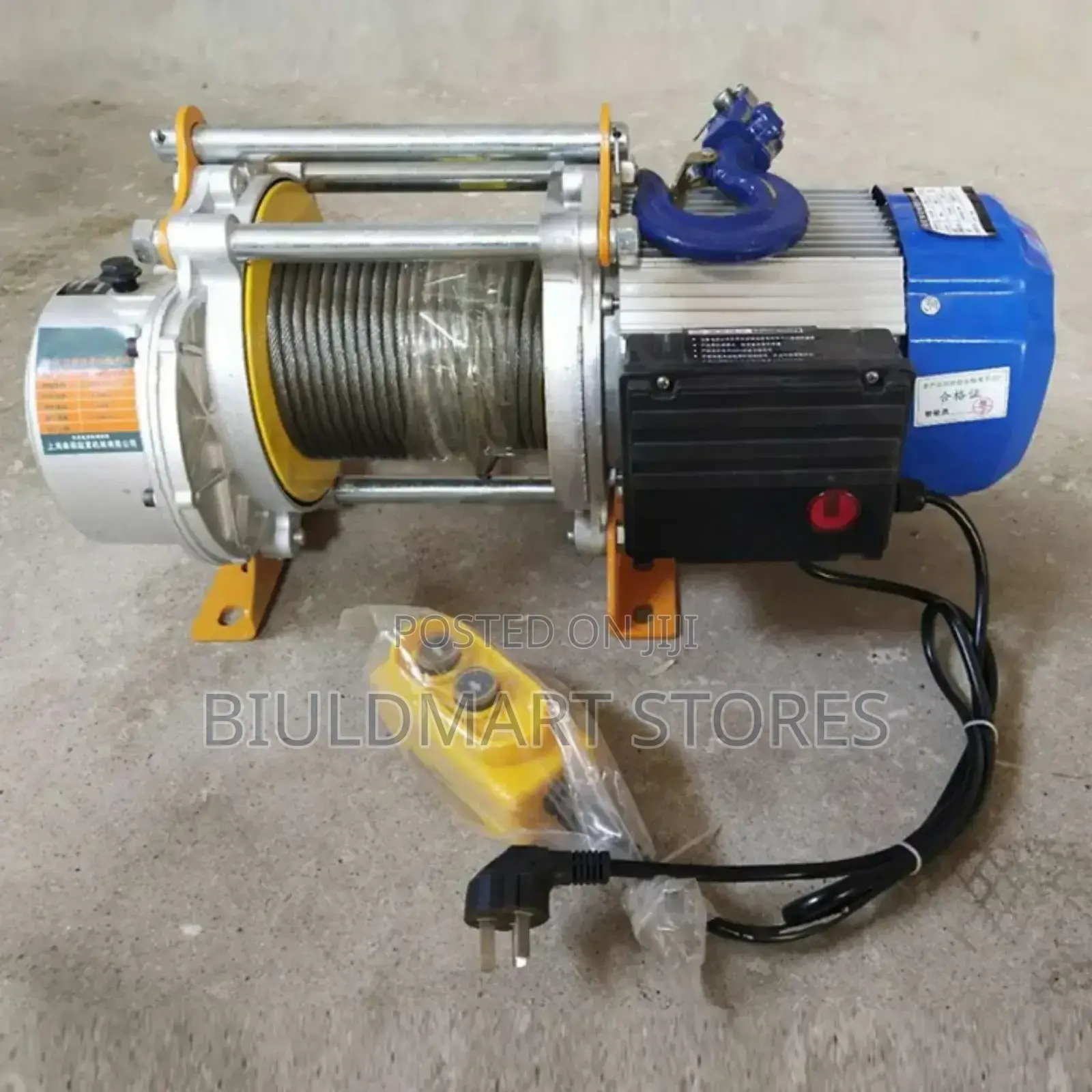 Aluminum Shell Electric Winch Hoist 1.5ton