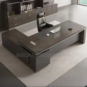Office Desk:1.8 Meters Modular Executive L-Desk Luxury Table