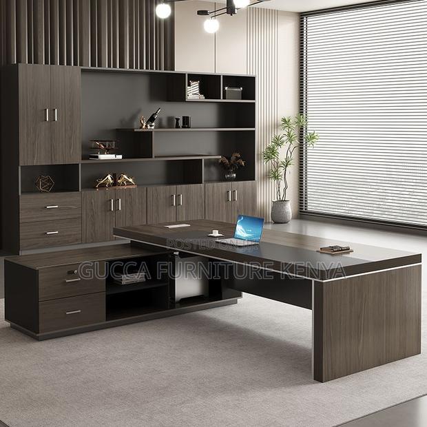 Office Desk:1.8 Meters Modular Executive L-Desk Luxury Table - thumbnail 5