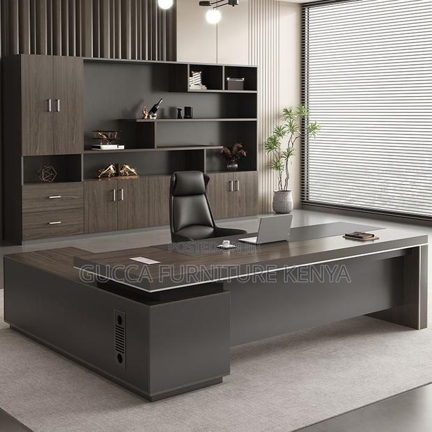 Office Desk:1.8 Meters Modular Executive L-Desk Luxury Table - thumbnail 6
