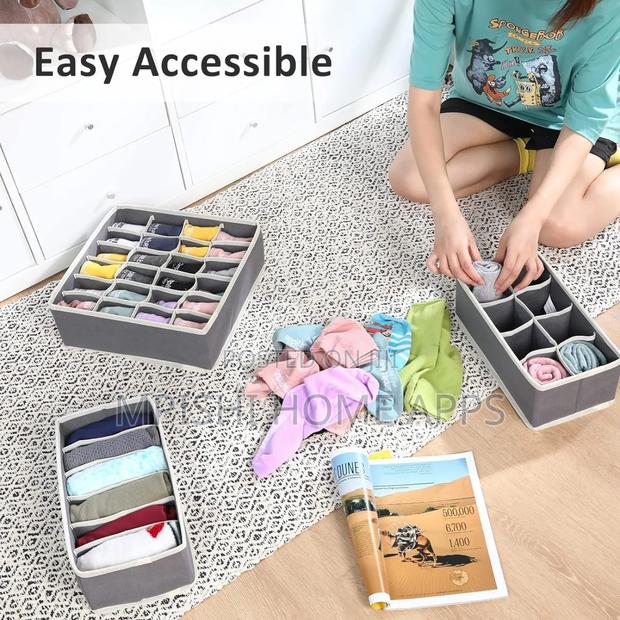 4pcs Collapsible Drawer Organizer - thumbnail 10