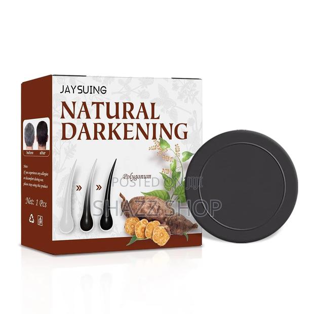 Hair Darkening Shampoo Bar, Black Soap - thumbnail 3