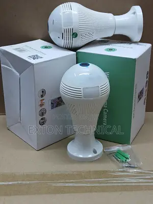 Wi-Fi Panoramic Wireless Bulb Camera