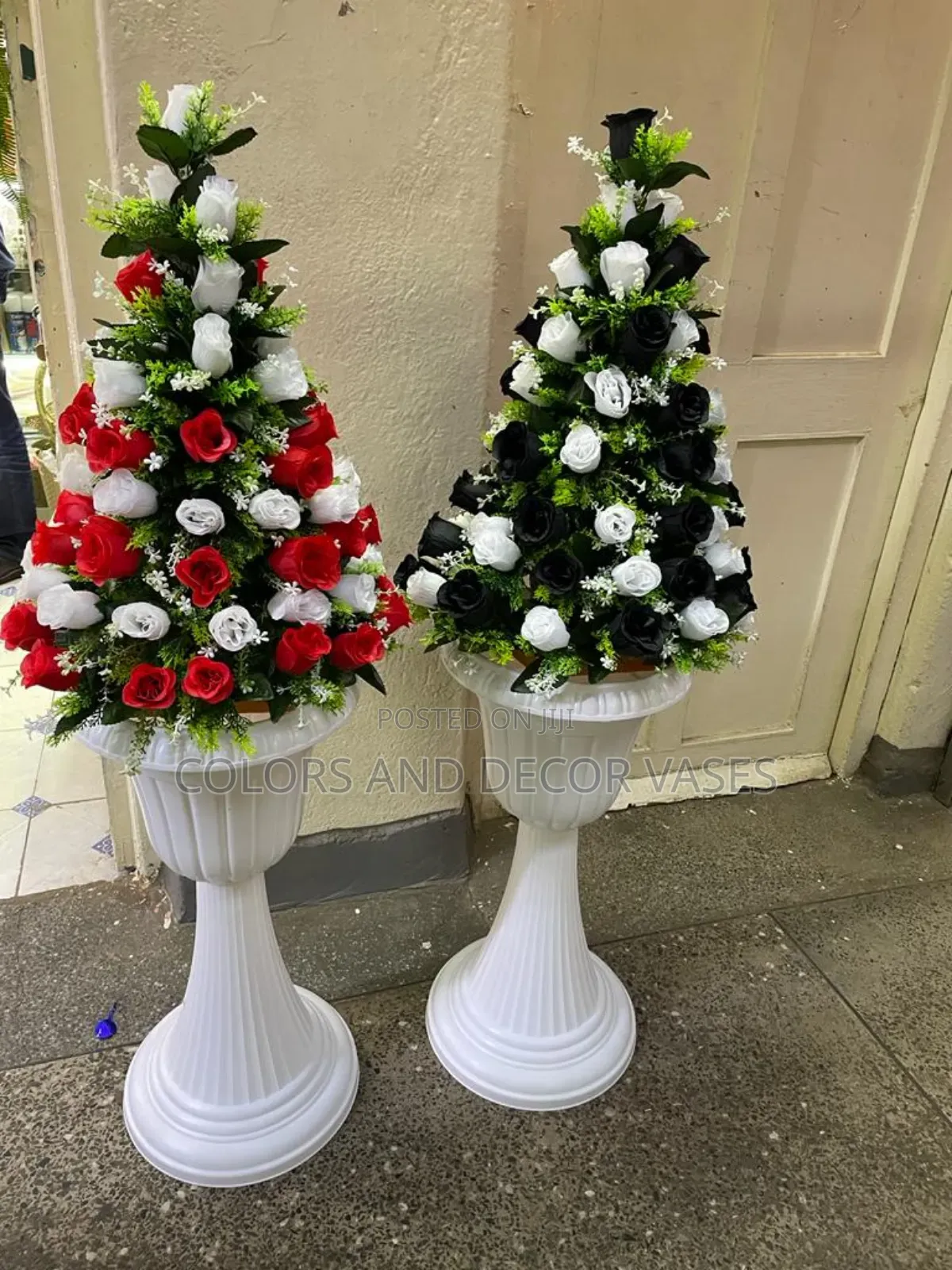 Church Elegant Flowers With Stands