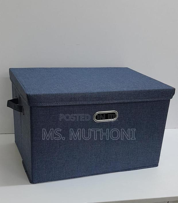 Collapsible/ Stackable Storage Box With Lid* - thumbnail 3