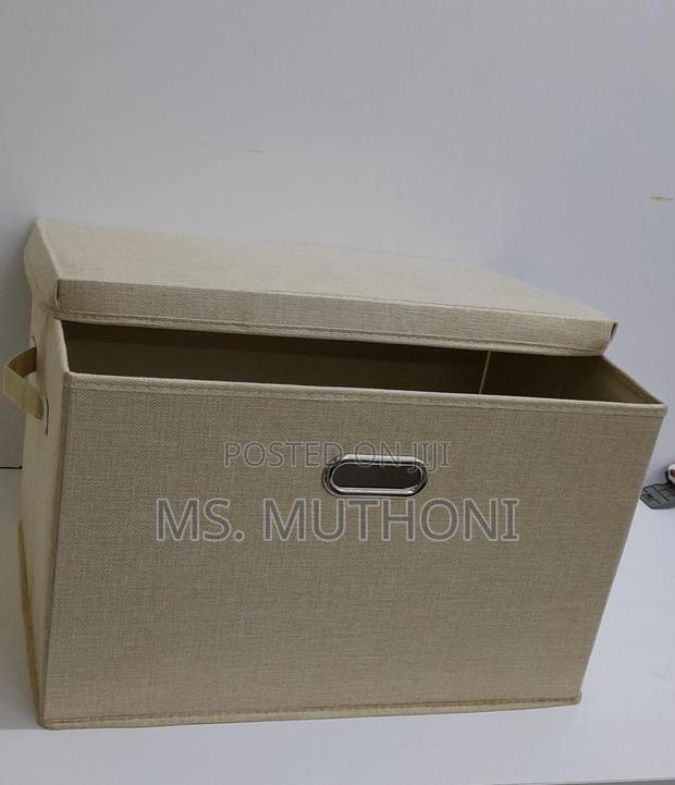 Collapsible/ Stackable Storage Box With Lid* - thumbnail 4