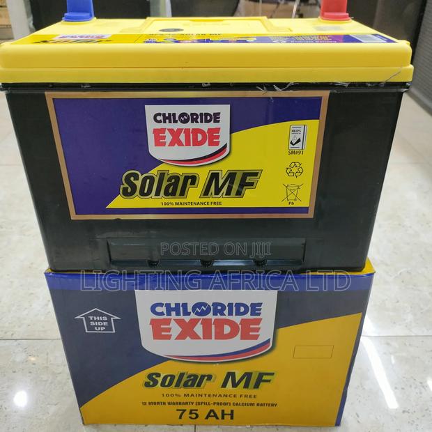 Chloride Exide N75 Solar Battery Maintenance Free - main view