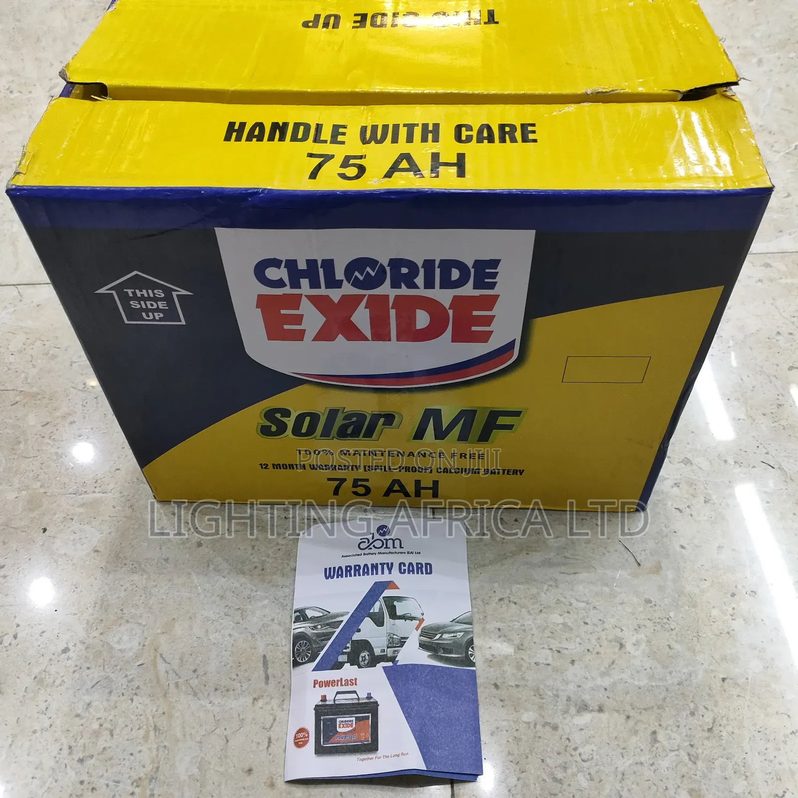 N75ah Chloride Exide Maintenance Free Solar Battery